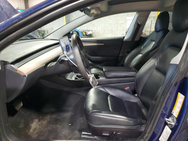5YJ3E1EA5NF371069 - 2022 TESLA MODEL 3 BLUE photo 7