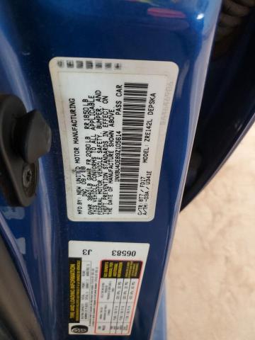 1NXBU40E89Z105614 - 2009 TOYOTA COROLLA BASE Синий фото 12