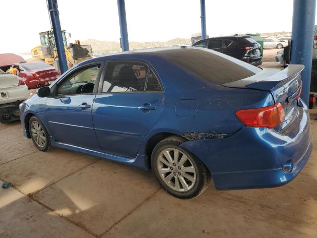 1NXBU40E89Z105614 - 2009 TOYOTA COROLLA BASE Синий фото 2