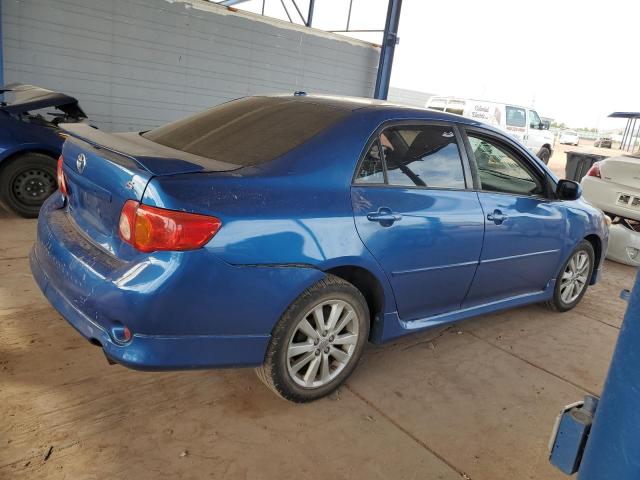 1NXBU40E89Z105614 - 2009 TOYOTA COROLLA BASE Синий фото 3