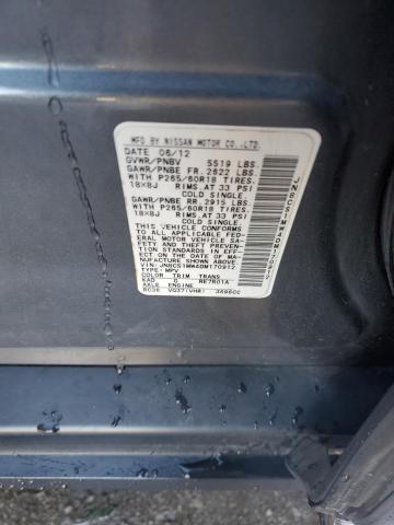 JN8CS1MW4DM170912 - 2013 INFINITI FX37 灰色 照片 13