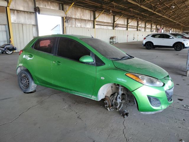 JM1DE1KZ6C0134651 - 2012 MAZDA MAZDA2 მწვანე ფოტო 4