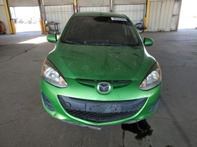 JM1DE1KZ6C0134651 - 2012 MAZDA MAZDA2 მწვანე ფოტო 5