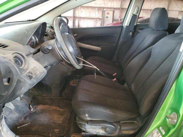 JM1DE1KZ6C0134651 - 2012 MAZDA MAZDA2 მწვანე ფოტო 7