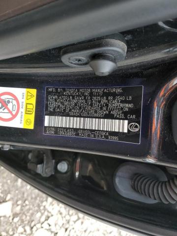 58ABK1GG5JU088957 - 2018 LEXUS ES 350 黑色 照片 12