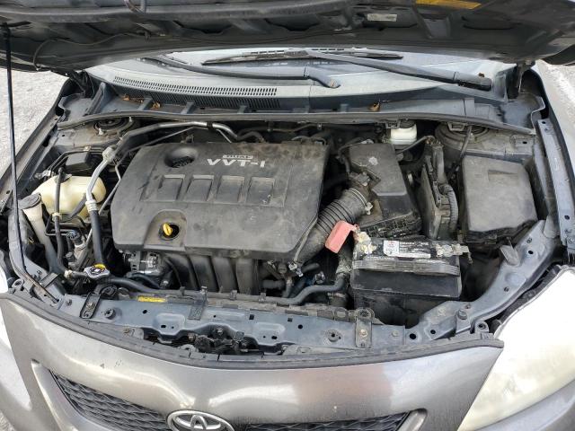 2T1BU4EE7AC399165 - 2010 TOYOTA COROLLA BASE رمادي صورة 11