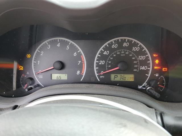 2T1BU4EE7AC399165 - 2010 TOYOTA COROLLA BASE رمادي صورة 9