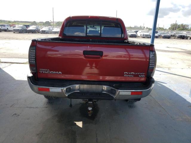 3TMJU62N76M010728 - 2006 TOYOTA TACOMA DOUBLE CAB PRERUNNER RED photo 6
