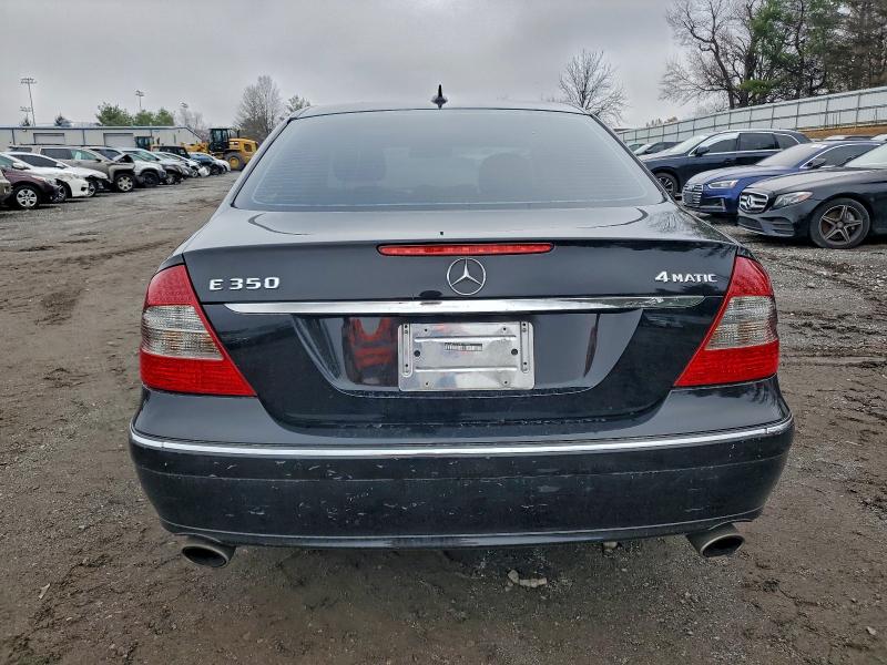 WDBUF87X48B274883 - 2008 MERCEDES-BENZ E 350 4MATIC BLACK photo 6