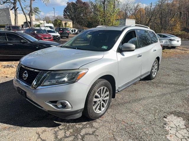 5N1AR2MM3EC615596 - 2014 NISSAN PATHFINDER S فضي صورة 2