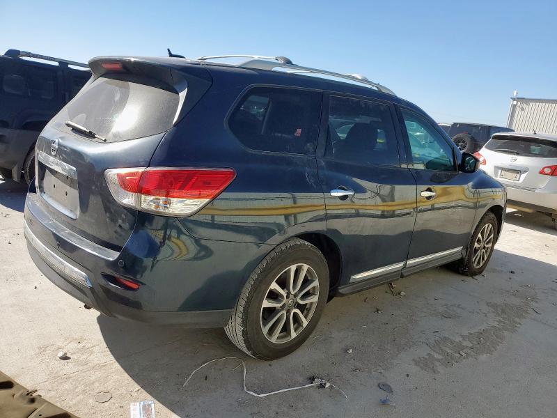 5N1AR2MN6EC648357 - 2014 NISSAN PATHFINDER S BLUE photo 3