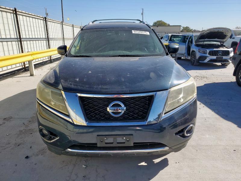 5N1AR2MN6EC648357 - 2014 NISSAN PATHFINDER S BLUE photo 5