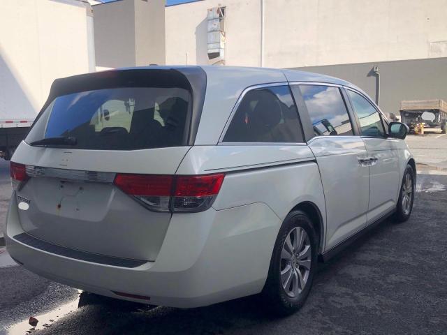 5FNRL5H60EB112388 - 2014 HONDA ODYSSEY EXL WHITE photo 4