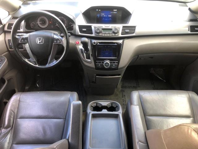 5FNRL5H60EB112388 - 2014 HONDA ODYSSEY EXL WHITE photo 9