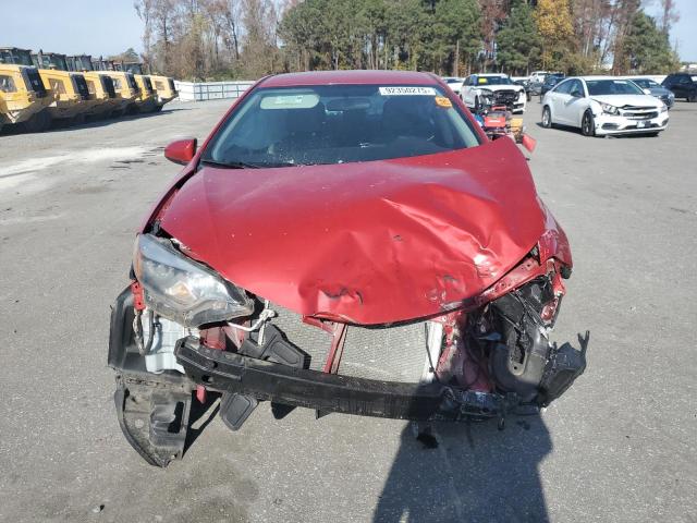 2T1BURHE2FC447736 - 2015 TOYOTA COROLLA L RED photo 5