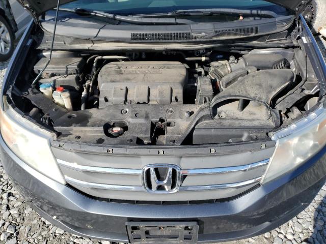 5FNRL5H21CB101667 - 2012 HONDA ODYSSEY LX GRAY photo 12