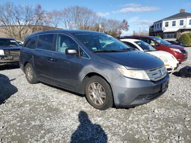 5FNRL5H21CB101667 - 2012 HONDA ODYSSEY LX GRAY photo 4