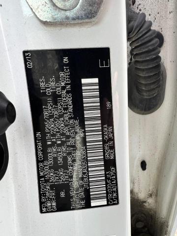 JTEBU5JR3D5130804 - 2013 TOYOTA 4RUNNER SR5 WHITE photo 10