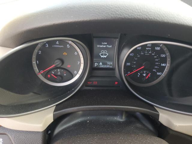 5XYZU3LB7DG123773 - 2013 HYUNDAI SANTA FE S ORANGE photo 9