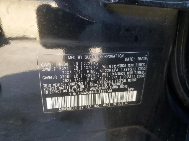 4S4WMARD3L3422739 - 2020 SUBARU ASCENT TOURING TWO TONE photo 14