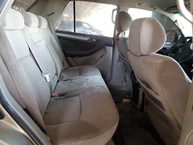 JTEZU14R838002526 - 2003 TOYOTA 4RUNNER SR5 GOLD photo 10