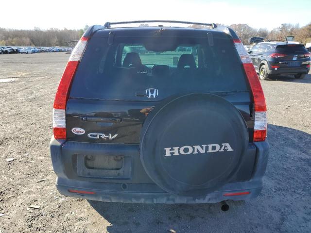 SHSRD78876U415432 - 2006 HONDA CR-V EX BLACK photo 6