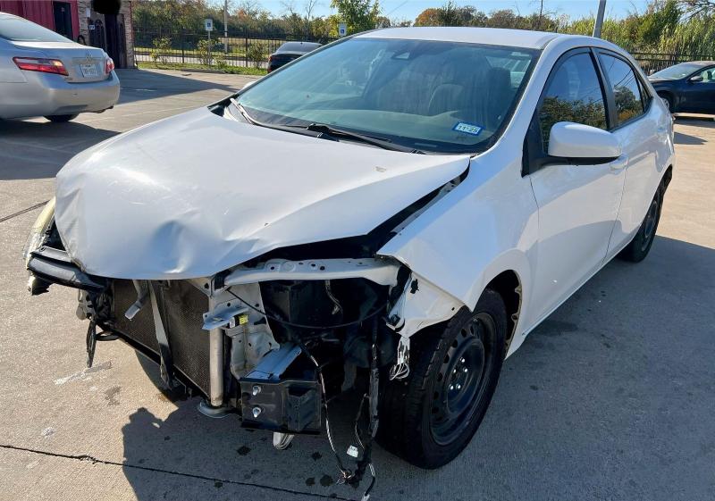 5YFBURHE3KP889354 - 2019 TOYOTA COROLLA L WHITE photo 2