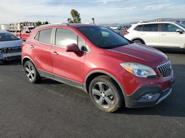 KL4CJBSB6DB128025 - 2013 BUICK ENCORE CONVENIENCE Бордовый фото 4