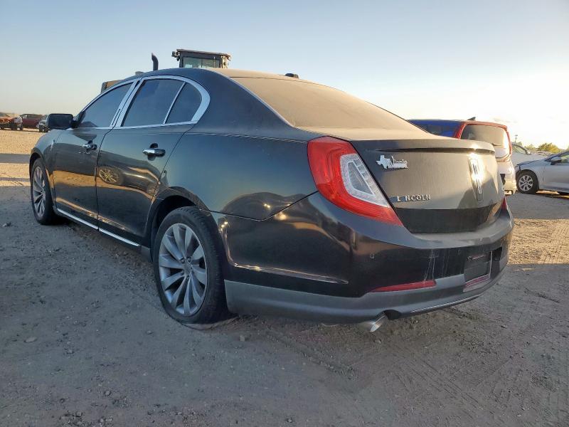 1LNHL9DK2DG610842 - 2013 LINCOLN MKS BLACK photo 2