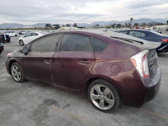 JTDKN3DU5D5609828 - 2013 TOYOTA PRIUS MAROON photo 2