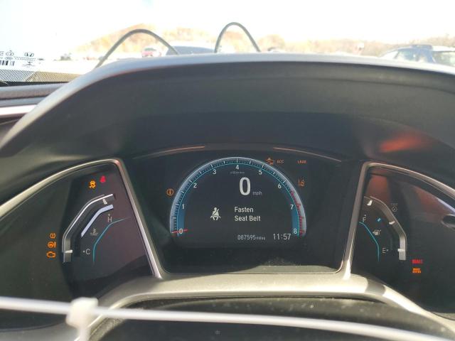 19XFC1F76KE016659 - 2019 HONDA CIVIC EXL Արծաթագույն լուսանկար 9