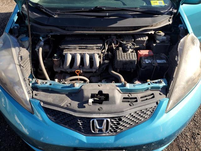 JHMGE8G30DC017768 - 2013 HONDA FIT TEAL photo 11
