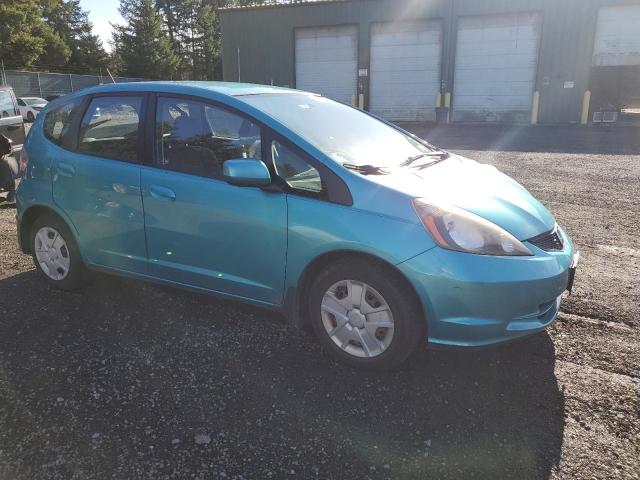 JHMGE8G30DC017768 - 2013 HONDA FIT TEAL photo 4