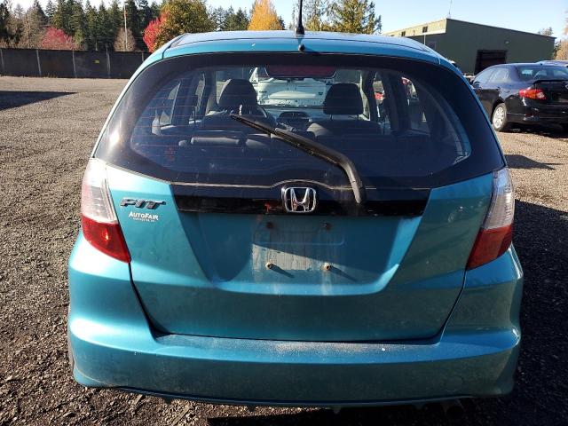 JHMGE8G30DC017768 - 2013 HONDA FIT TEAL photo 6