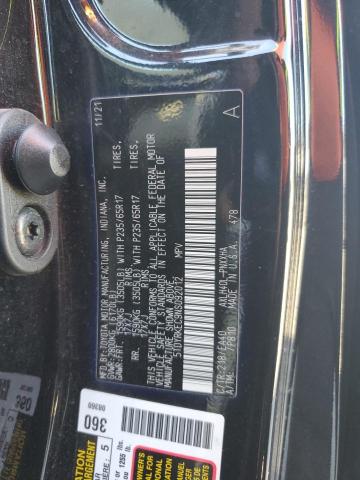 5TDYRKEC9NS092012 - 2022 TOYOTA SIENNA XLE BLACK photo 14