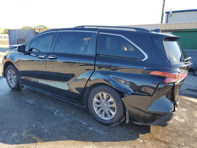 5TDYRKEC9NS092012 - 2022 TOYOTA SIENNA XLE BLACK photo 2