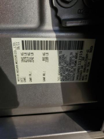 1N4AL2AP6CC112359 - 2012 NISSAN ALTIMA BASE Qəhvəyi foto 12