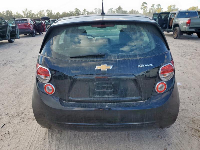 1G1JA6SH2C4152813 - 2012 CHEVROLET SONIC LS BLACK photo 6