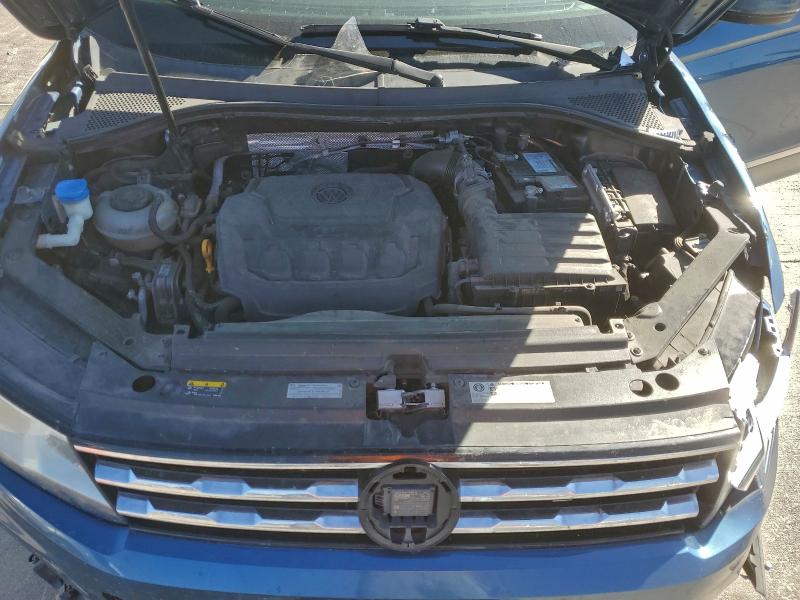 3VV3B7AX2KM198528 - 2019 VOLKSWAGEN TIGUAN SE Azul foto 12