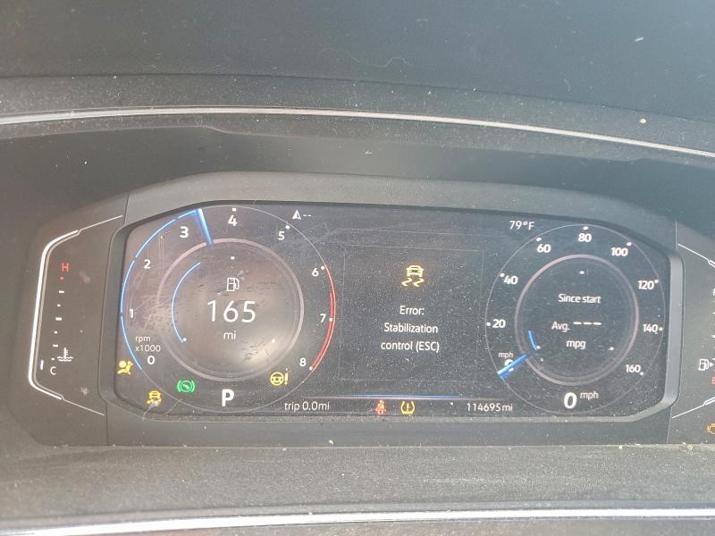 3VV3B7AX2KM198528 - 2019 VOLKSWAGEN TIGUAN SE Azul foto 9