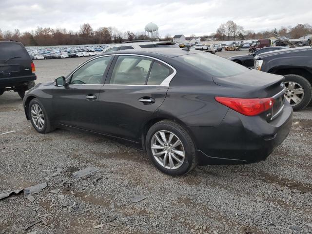 JN1BV7ARXEM682064 - 2014 INFINITI Q50 BASE BLACK photo 2