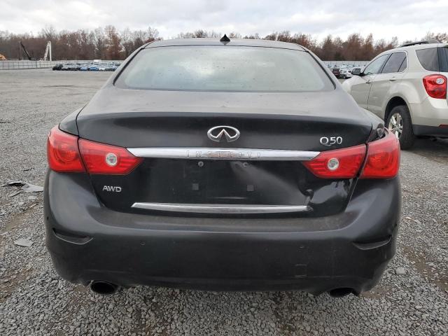 JN1BV7ARXEM682064 - 2014 INFINITI Q50 BASE BLACK photo 6
