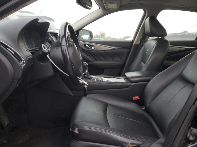JN1BV7ARXEM682064 - 2014 INFINITI Q50 BASE BLACK photo 7