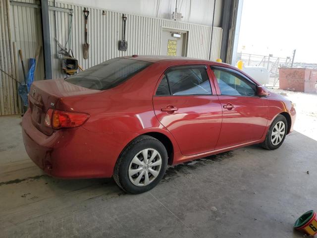 JTDBL40E09J012577 - 2009 TOYOTA COROLLA BASE RED photo 3