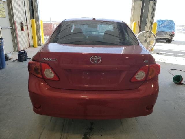 JTDBL40E09J012577 - 2009 TOYOTA COROLLA BASE RED photo 6
