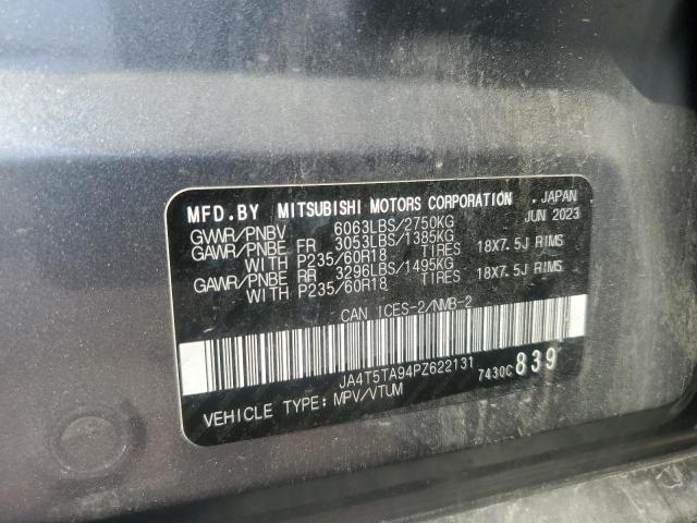 JA4T5TA94PZ622131 - 2023 MITSUBISHI OUTLANDER ES Boz foto 24