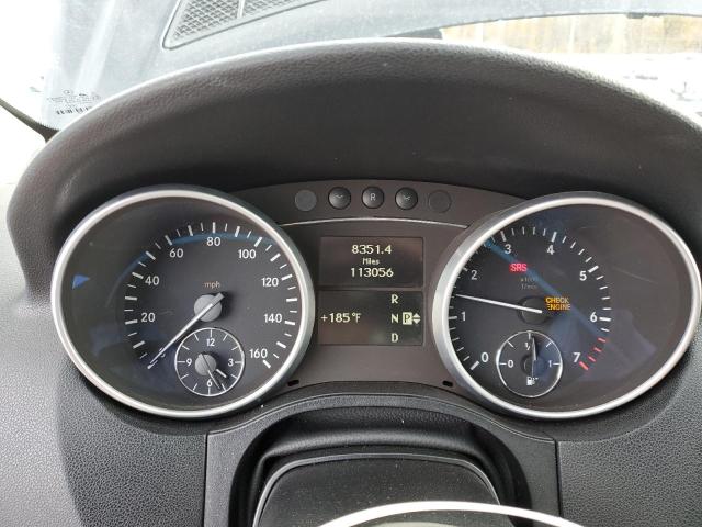 4JGBB8GB3BA707532 - 2011 MERCEDES-BENZ ML 350 4MATIC BLACK photo 9