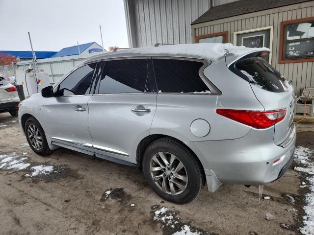 5N1AL0MM0EC519351 - 2014 INFINITI QX60 SILVER photo 2