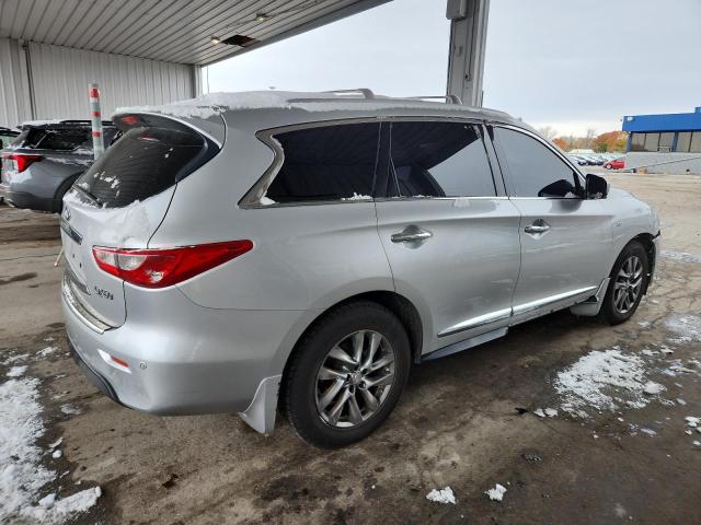 5N1AL0MM0EC519351 - 2014 INFINITI QX60 SILVER photo 3