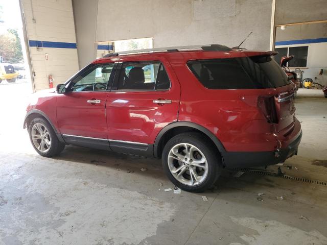 1FM5K8F83EGB96733 - 2014 FORD EXPLORER LIMITED RED photo 2